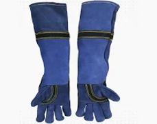 HANMECH Leather Gloves - Multi-Purpose Protection for Snake Bite, Welding, Dog Bite, Gardening, Shar